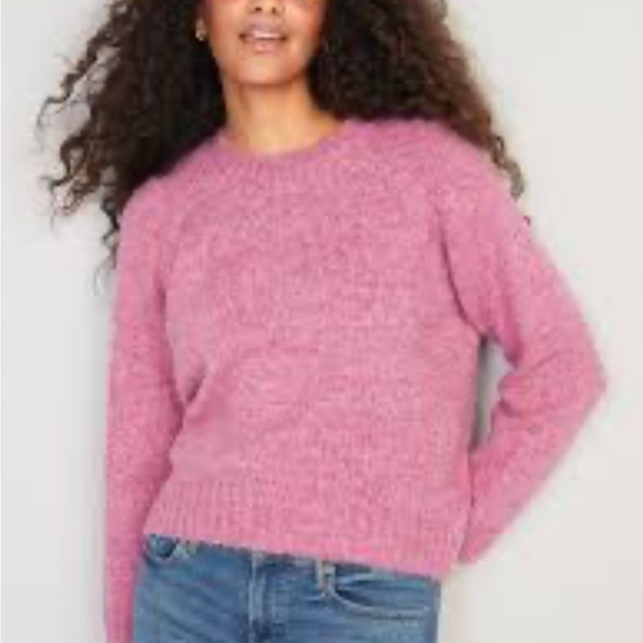 Old Navy Women's Rose Knit Sweater - Picture 4 of 4